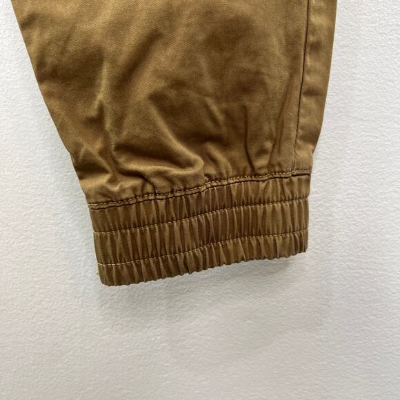 EXPRESS Brown Jogger Pants Cotton Drawstring Elastic Waist Casual Size 30 - Picture 3 of 9